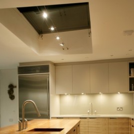 Кабельная система освещения на кухне
