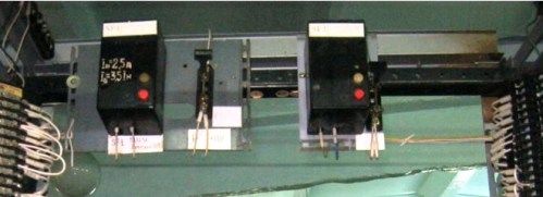 Автоматические выключатели на панелях РЗА