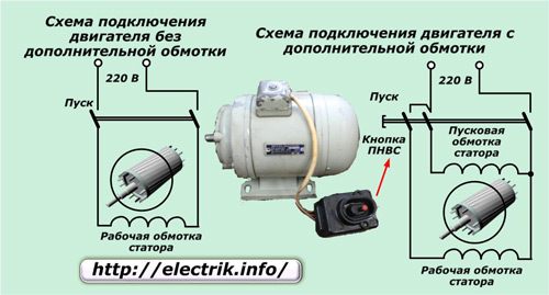 Однофазный двигатель переменного тока