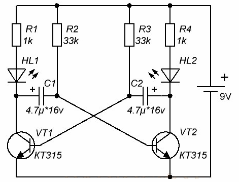 Схема с транзисторами