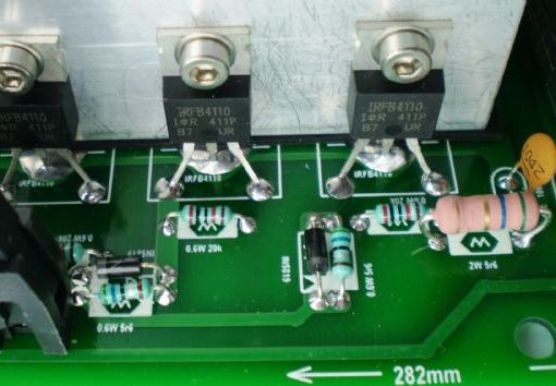 Полевые транзисторы на печатной плате