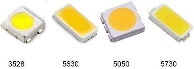 Самые популярные SMD-светодиоды для светодиодных лент