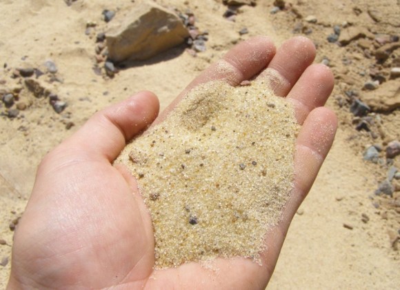 Использование песка