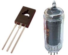 Транзистор и электронная лампа