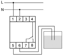 Схемы подключения реле PZ-828