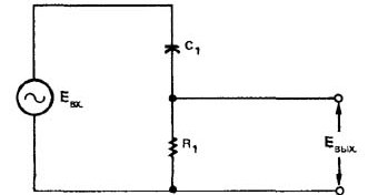 Схема фильтра верхних частот (ФВЧ)