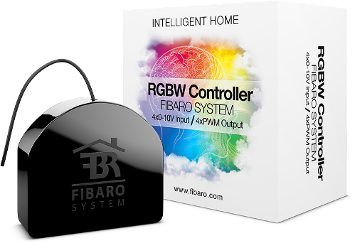 контроллер RGBW (Red Green Blue White) для светодиодных лент от Fibaro