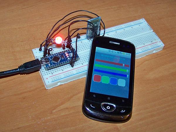 Управление RGB-лентой со смартфона и Arduino