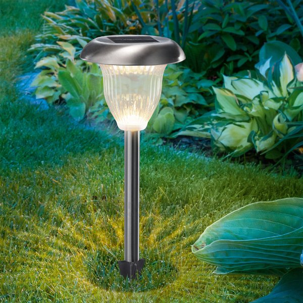 Садовый декоративный светильник с солнечной батареей