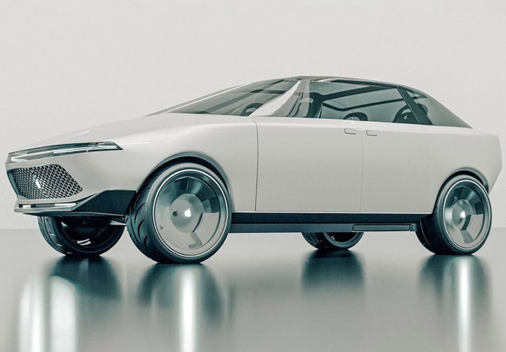 Рендер Apple Car на основе патентных заявок
