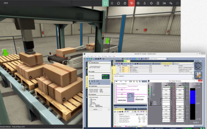 Применение Factory IO для изучения программирования контроллеров (ПЛК) - интегрируйте трехмерное моделирование завода с любой технологией автоматизации